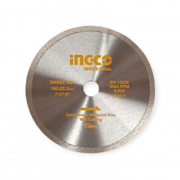 Алмазный режущий диск, 180 х 22 мм, сплошной